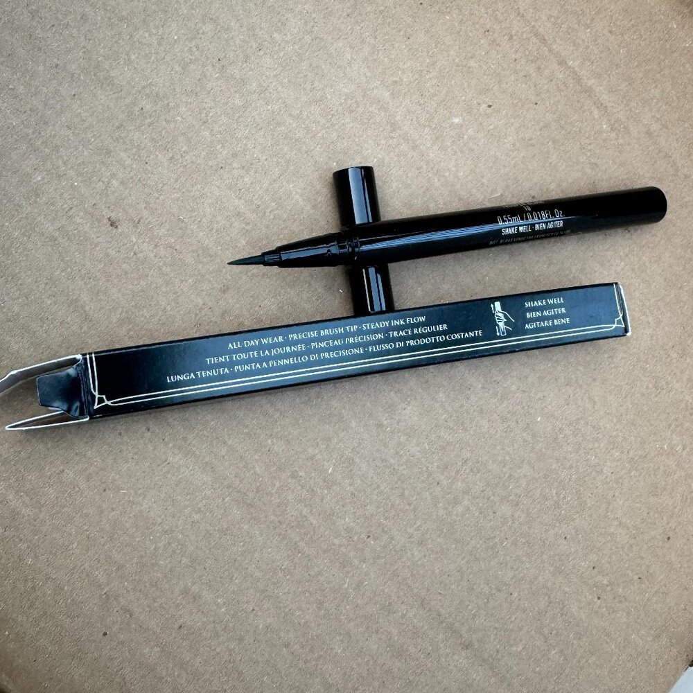 KVD Vegan Beauty Tattoo Liner Waterproof Liquid Eyeliner in Trooper Black, BNIB